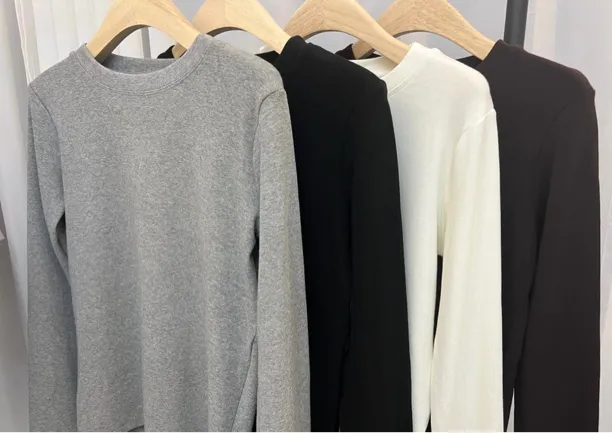 秋冬精品羊绒薄绒百搭打底衫