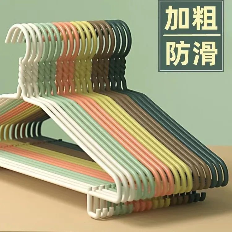 衣架加厚衣服撑阳台衣挂成人无痕防滑学生宿舍晾衣架批发厂家直销
