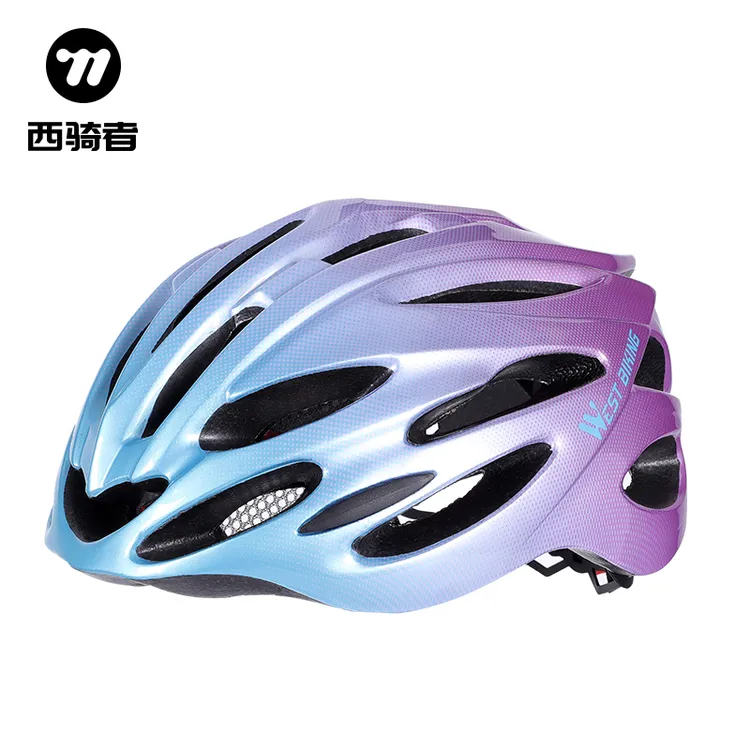 西骑者骑行头盔山地自行车安全帽一体成型单车通勤男女通用头盔