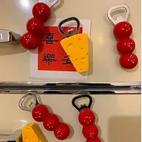 ins家用可爱磁吸开瓶器糖葫芦奶酪冰箱贴装饰开瓶盖神器起子创意 