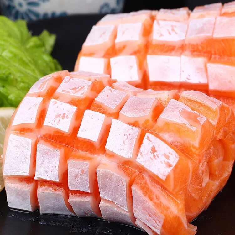 【鲜承】 挪威冰鲜三文鱼鱼腩200g 现切刺身拼盘生鲜营养