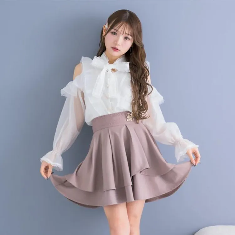 ROJITA · couture 不对称下摆喇叭裙(1414881 现货)