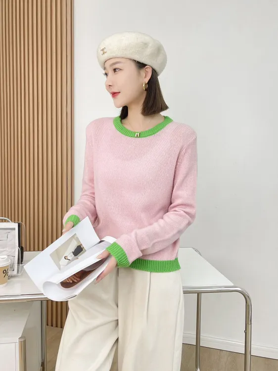 【7002】韩系绵羊毛休闲衣服毛衣春游出行衣服