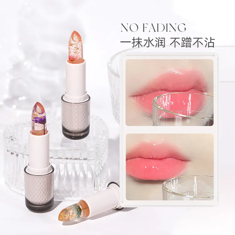 NOVO6059鲜花温感变色口红唇膏保湿不易沾杯千人千色补水渐变显白