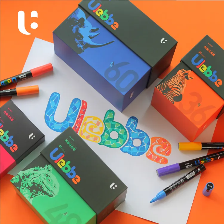Ulebbe/优乐彼粗杆丙烯马克笔 单支链接  满5支包邮 拍下备注色号