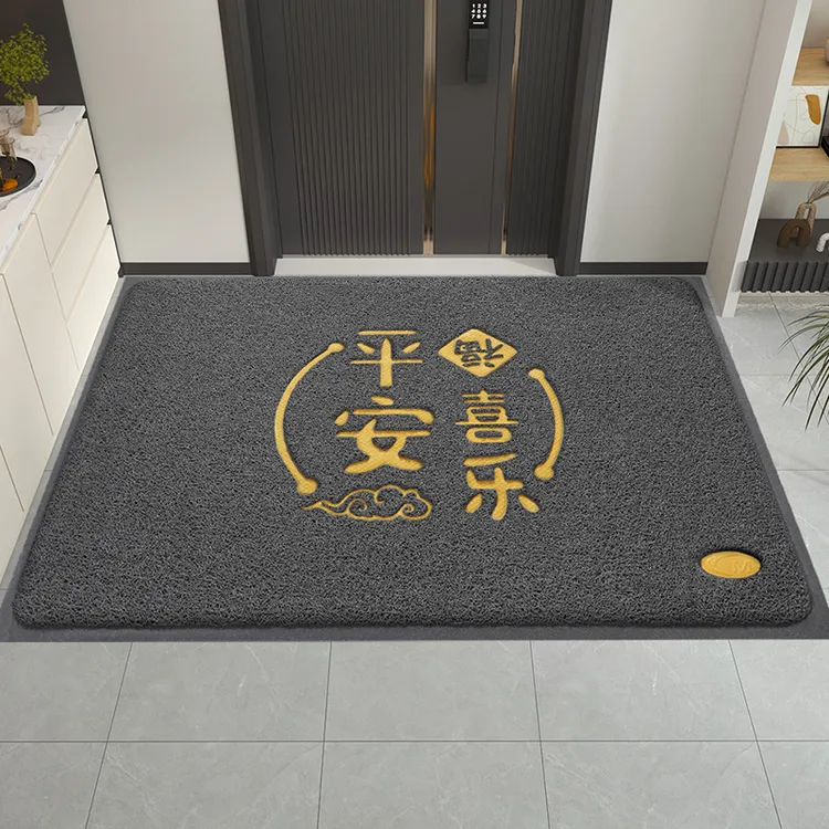 入户门垫进门地垫大门口丝圈蹭脚垫出入平安家用除尘垫子玄关地毯