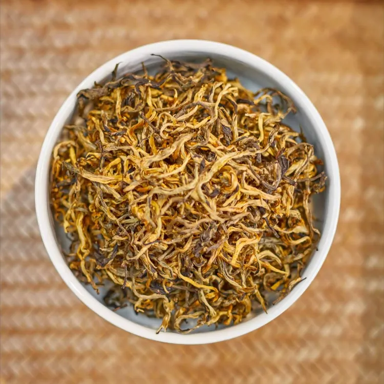 古树红茶 云南滇红一芽一叶金丝 蜜香型高山红茶袋装珍品