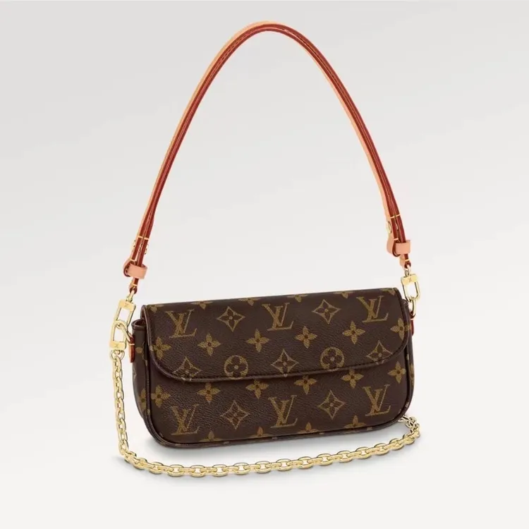 未使用 LouisVuitton/路易威登 IVY WOC老花单肩腋下包