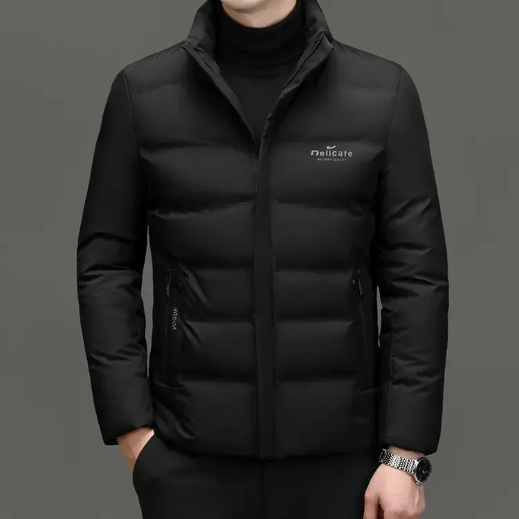 奥特莱斯撤柜羽戎服男士休闲冬季短款加厚保暖棉服防寒外套