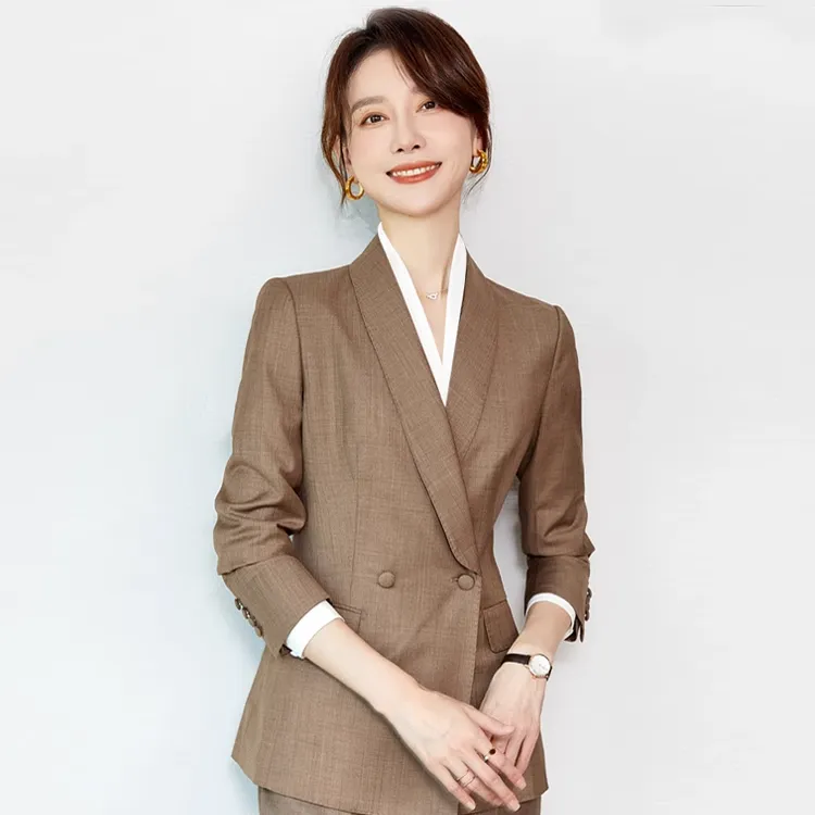 高级感穿搭西装套装女早秋气质工作服职业高级感休闲通勤西服女装