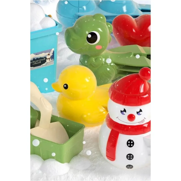 新疆儿童雪球夹玩具雪夹子小鸭子夹雪球神器堆雪人玩雪工具打雪仗