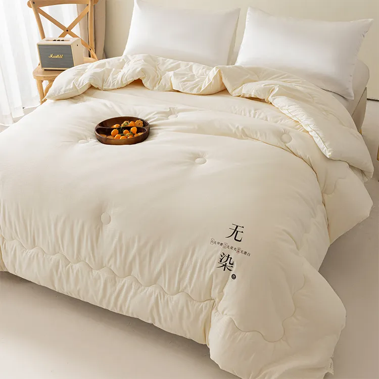 2024热款无染大豆被冬被春秋被芯原棉大豆被柔软亲肤加厚学生宿舍