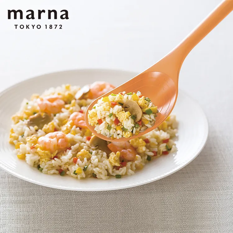 MARNA尼龙刻度计量铲 家用厨房工具创意多用调羹长柄汤匙料理铲