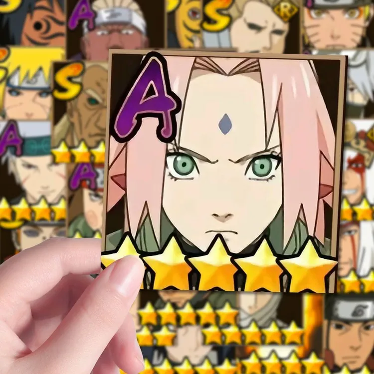 【超值】240贴火影忍者头像鸣人热血爆款动漫周边DIY手机壳贴纸