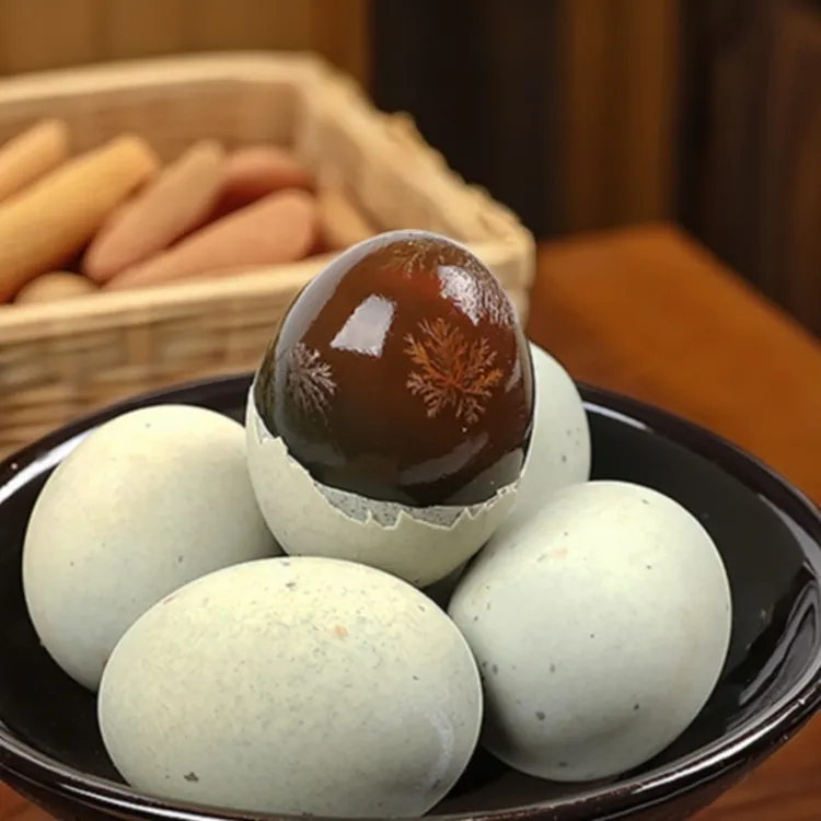 【高品质】皮蛋/松花蛋 无铅工艺不麻不涩 古法稻壳裹泥腌制 