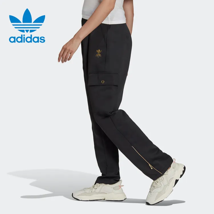 Adidas/阿迪达斯工装裤款式女子CARGO PANTS 休闲运动长裤HG6674