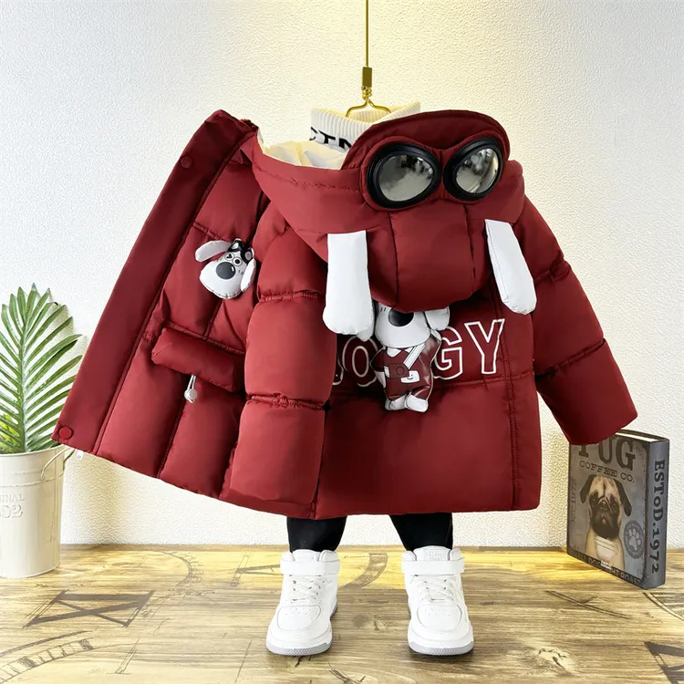 男童棉衣2024服洋气新款棉袄冬装加绒加厚宝宝小童男童冬装外套