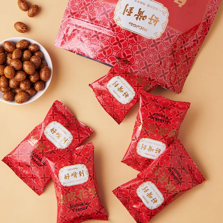 好嘴到正宗鱼皮花生原味240g/袋特产童年怀旧解馋休闲花生零食商品图
