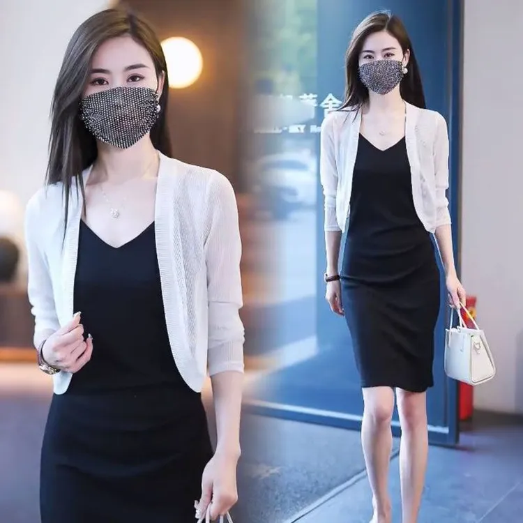 网红夏季披肩名媛洋气开衫时尚百搭防晒衣薄款气质小衫上衣女外套