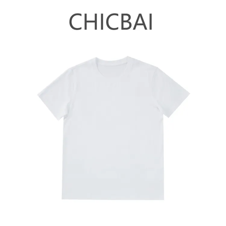 CHICBAI 0°风汀极简莱赛尔棉混纺速干修身T恤