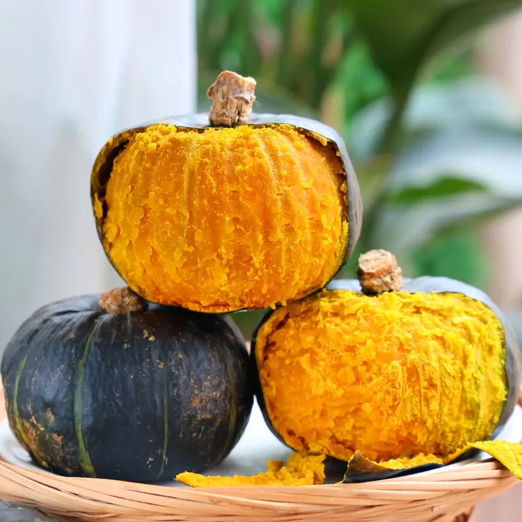 自然搭档 山东贝贝南瓜5斤新鲜板栗小南瓜饱腹粗粮辅食软糯香甜