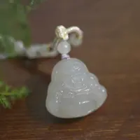 |和和美玉| 烟紫 佛公挂坠 天然和田玉  大气 气质 雕刻 手工25mm