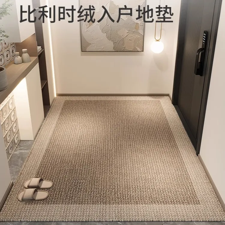纤苏入户门地垫耐脏可裁剪地毯客厅门口脚垫现代简约防滑除尘地垫