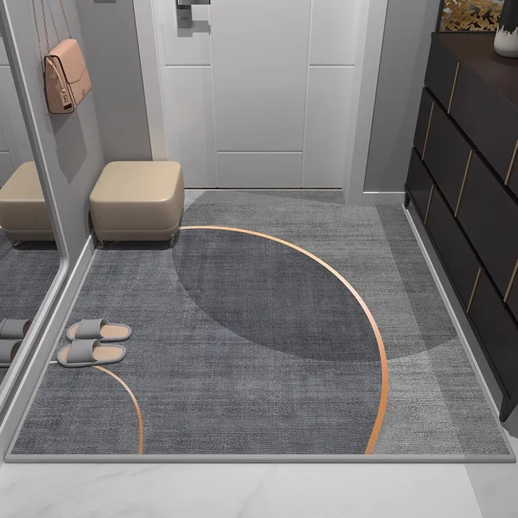 纤苏入户门垫进门地垫玄关现代家用门口脚垫客厅地毯耐脏防滑脚垫