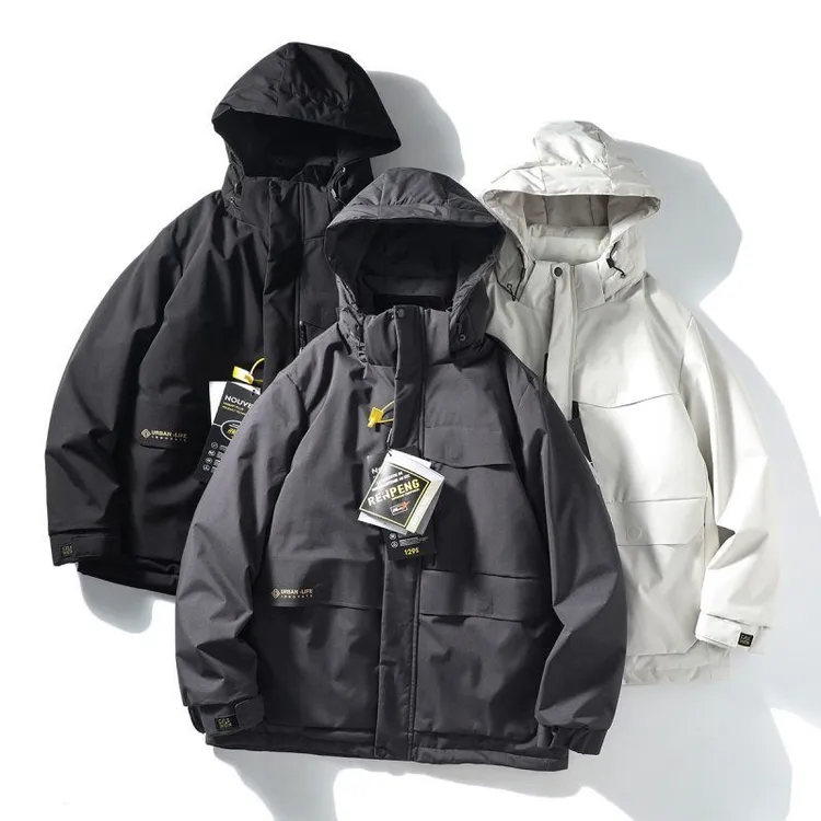 dnz-蓄热保暖重磅石墨烯棉衣黑科技热反射棉衣休闲连帽夹克外套冬