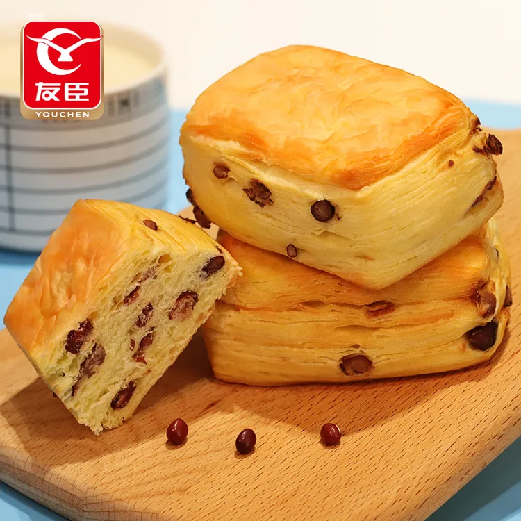 友臣红豆方酥420g千层起酥早餐营养美味小吃红豆饱满清甜小点心