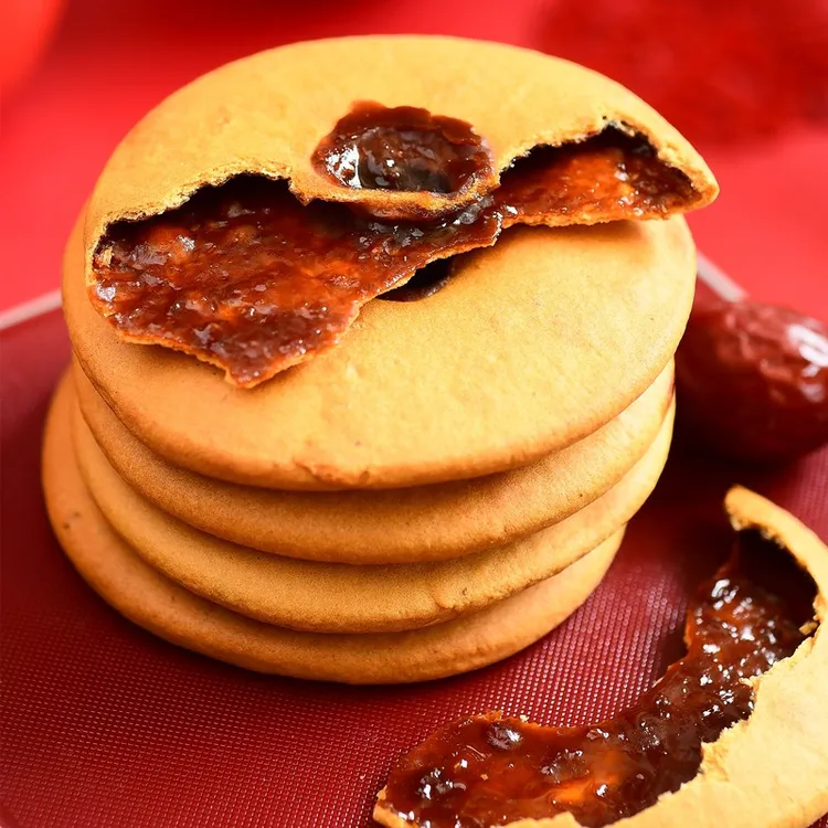 老潮夫红糖肚脐饼传统糕点潮汕特产健康饱腹代餐休闲怀旧零食美味