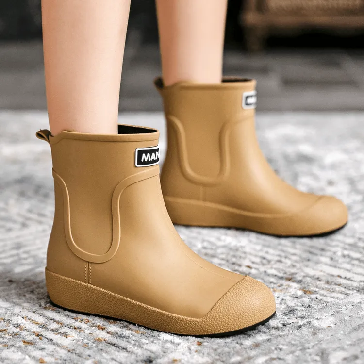 2024年男女雨鞋夏天短帮雨靴防水胶鞋厨房买菜水鞋轻便柔软不累脚