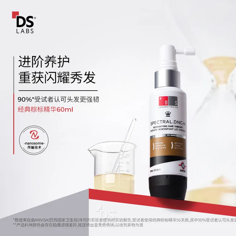 【柴爸悟空专属】DS实验室防脱育发纳诺精华头皮护理液蓬松洗发水套组