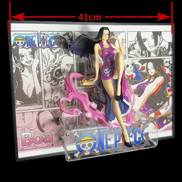 海贼王手办立体画3D模型画海贼王女帝汉库克手办逃出画框动漫手办