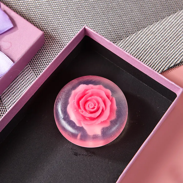 时光加禾玫瑰花朵精油皂玫瑰手工皂洗脸沐浴多用皂清新手工家用