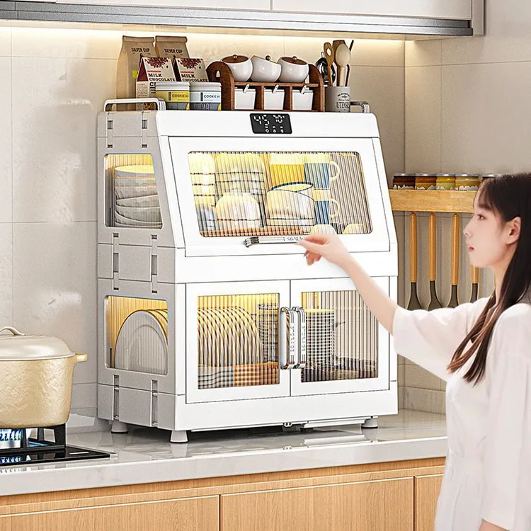 消毒碗柜家用烘干厨房沥水收纳碗碟杯子奶瓶置物架家庭杂物置物架