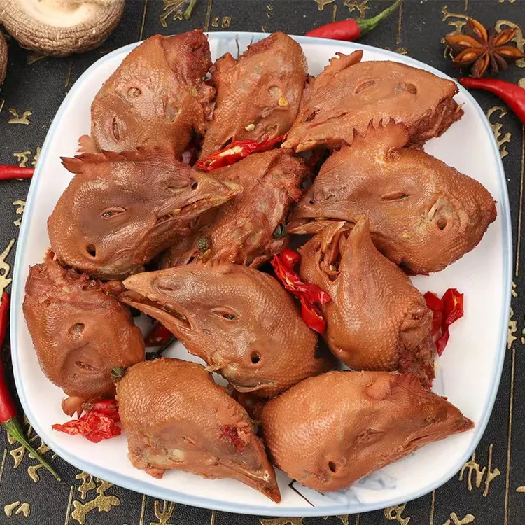 鲜卤鸡头（麻辣）到手三袋开袋即食麻辣鲜香