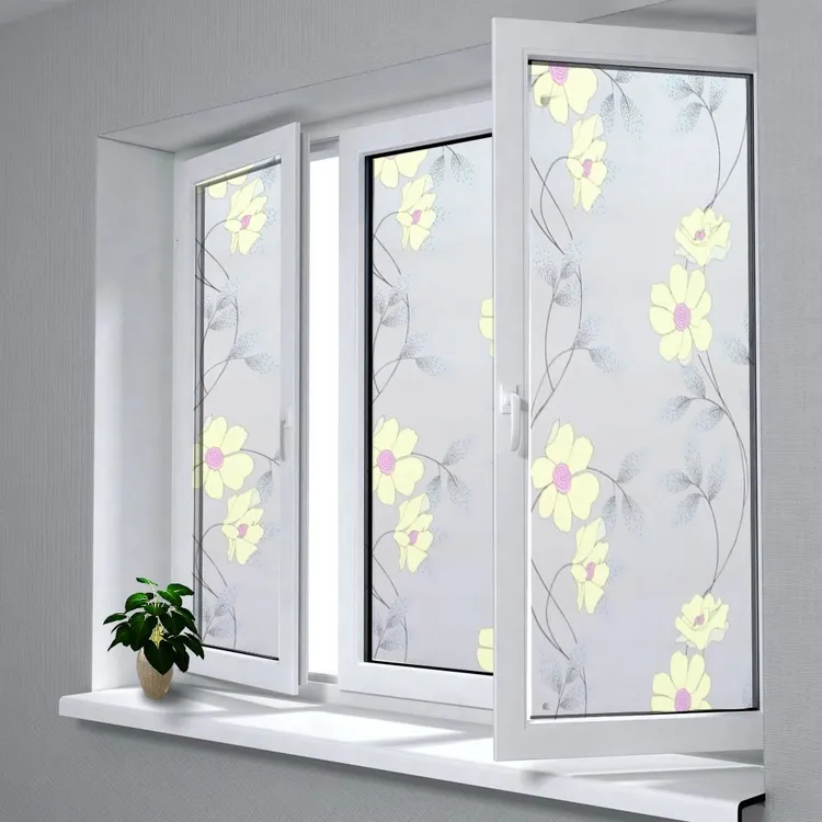 玻璃贴纸透光不透明防隐私自粘窗户贴膜隔热防水窗花纸浴室客厅