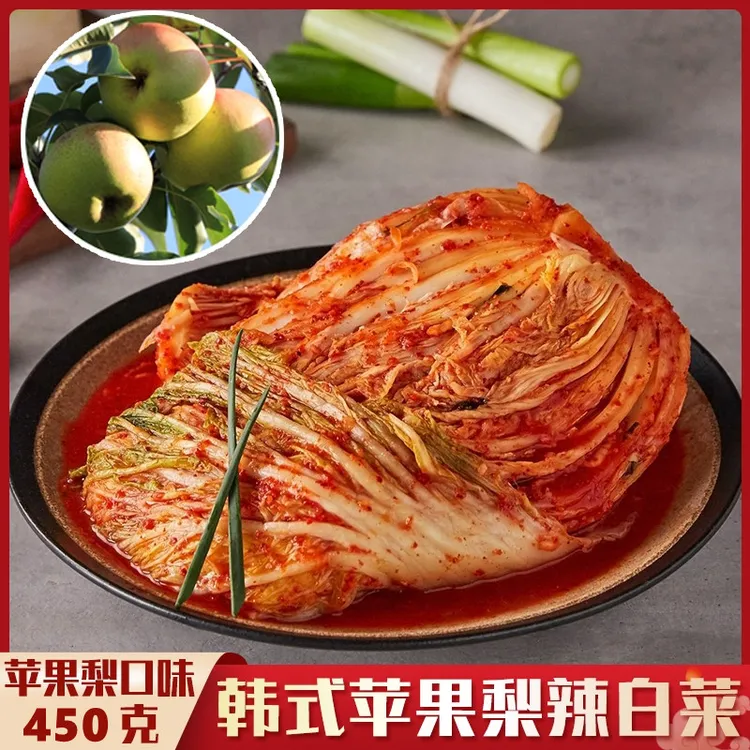 纯清园延边苹果梨辣白菜400g*3袋