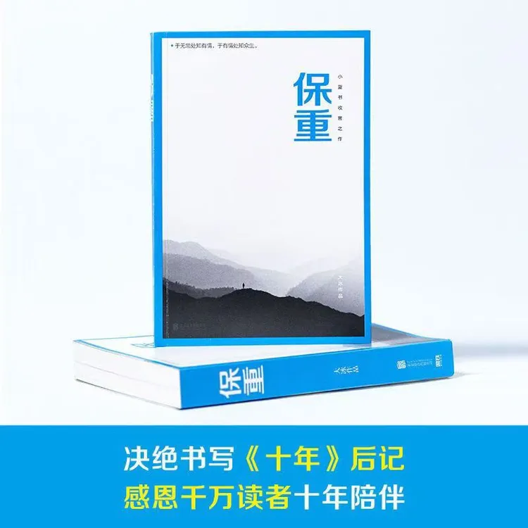 【新华正版】保重 大冰作品小蓝书系列收官之作