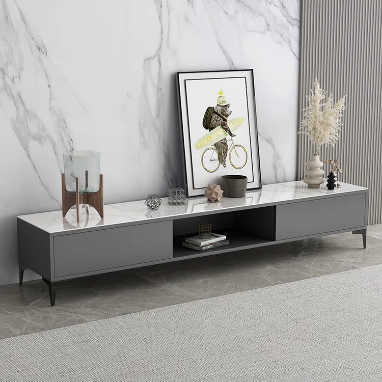 电视柜客厅2025新款落地家用收纳储物柜一体小户型电视机柜茶几
