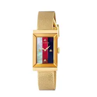 【麦搭专属】GUCCI古驰G-Frame系列小方盘21x34MM石英腕表YA147410