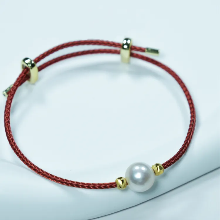 【新年专属】2024新年送礼自留款天然珍珠龙年本命年红绳纯银可调节