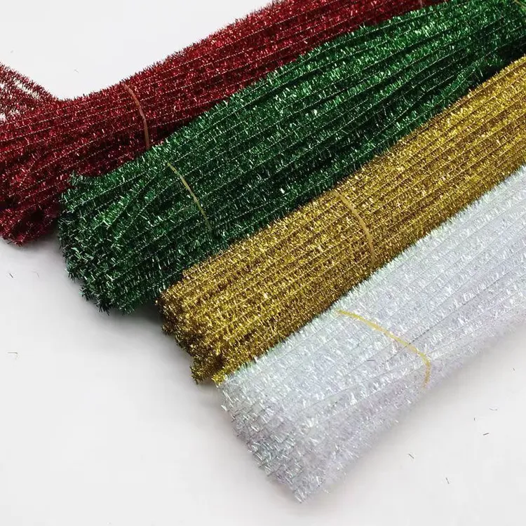 【凌先生】亮丝金葱闪光扭扭棒多色花边炫彩手工diy制作