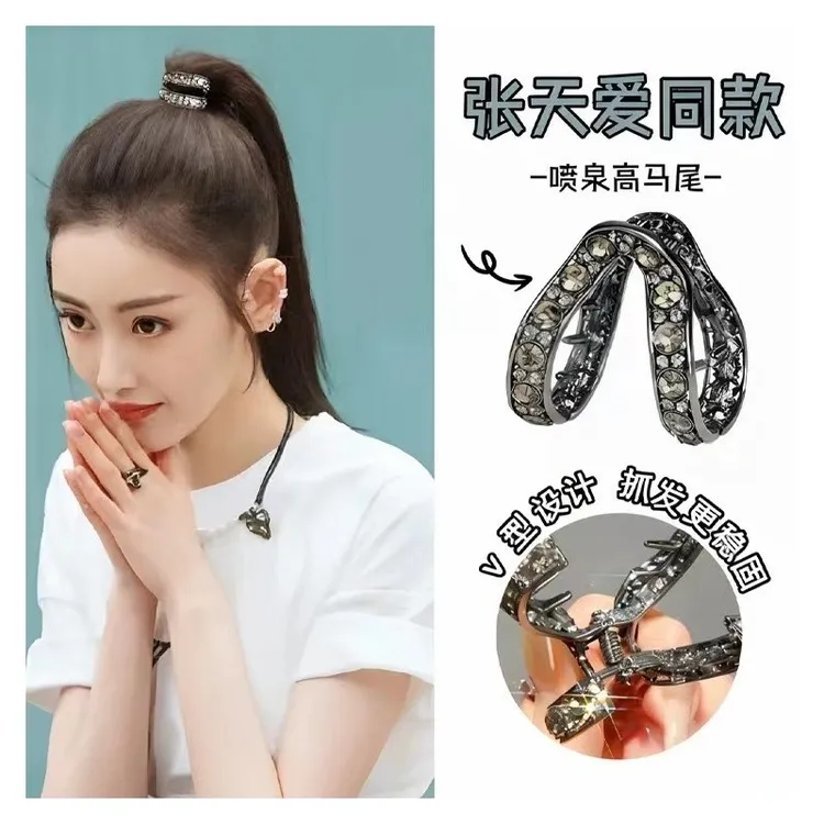 诗泊雅 高马尾抓夹 新款发饰发夹商品图