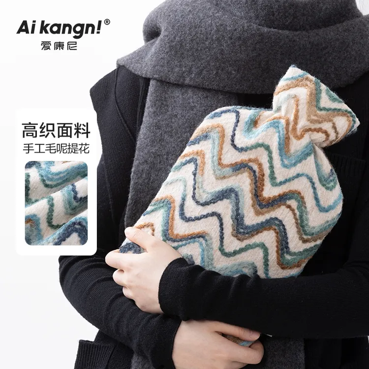 热敷专用热水袋注水暖水袋女生大号加厚充灌水暖肚子腰暖被窝神器