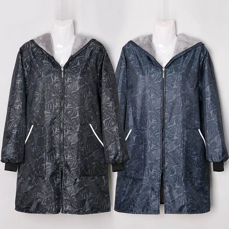 加绒防脏罩衣防水防油男女同款时尚工作服厨房家用加厚围裙男外穿