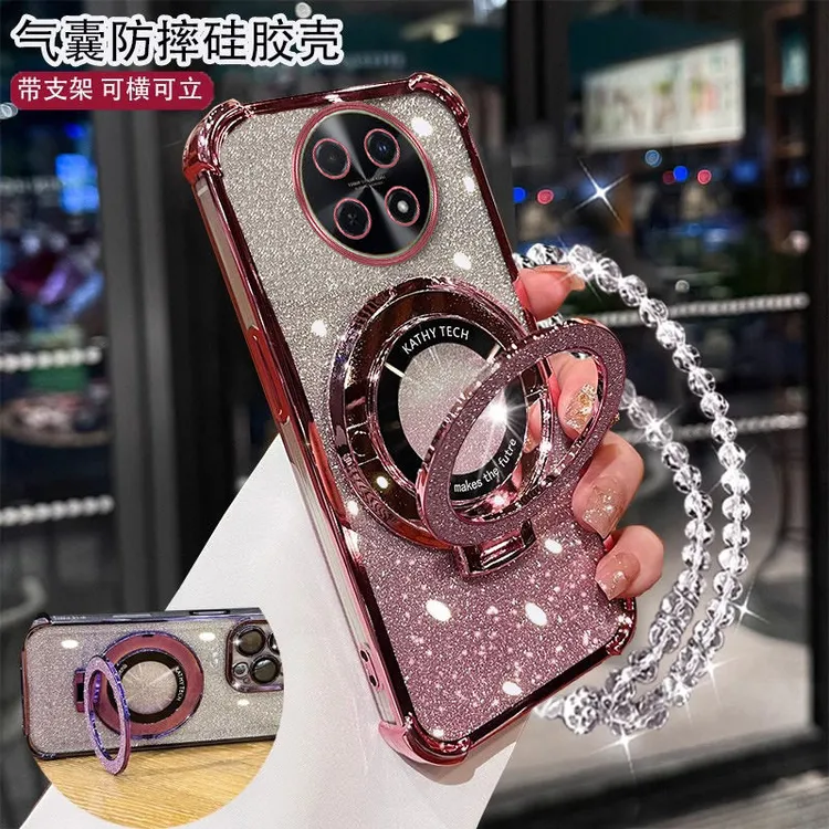 华为畅享70pro四角气囊手机壳CTR-AL20带磁吸支架全包防摔硅胶壳