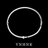 不锈钢合成锆石手镯 美可儿 M291 银色(42×38mm)气质时尚百搭手镯