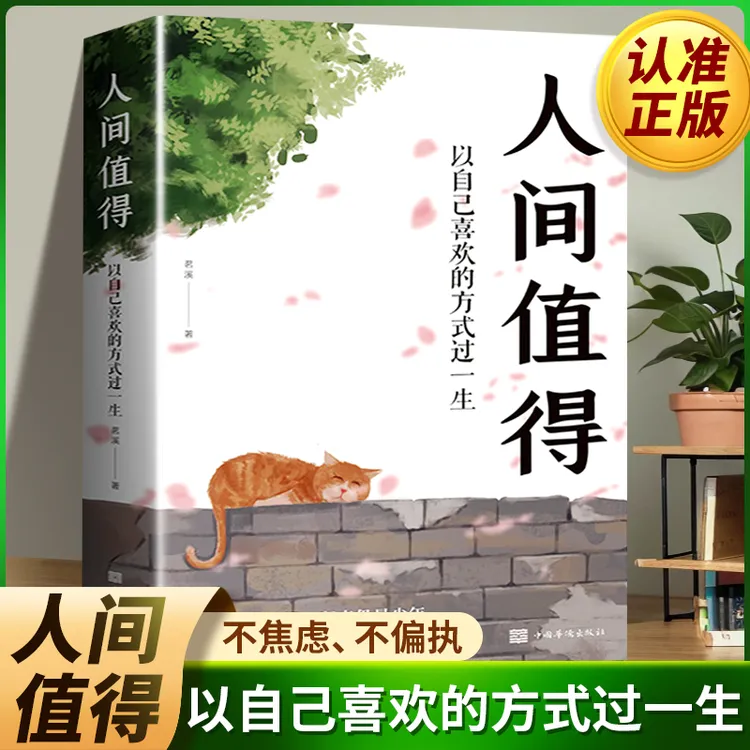 人间值得：以自己喜欢的方式过一生励志书籍人生正能量励志学书籍